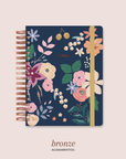 Caderno Reposicionável - Garden 2 Azul Escuro - Inside Book
