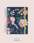 Caderno Reposicionável - Garden 2 Azul Escuro - Inside Book