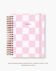 Caderno Reposicionável - Checker Rosa - Inside Book