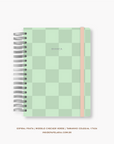 Caderno Reposicionável - Checker Verde - Inside Book
