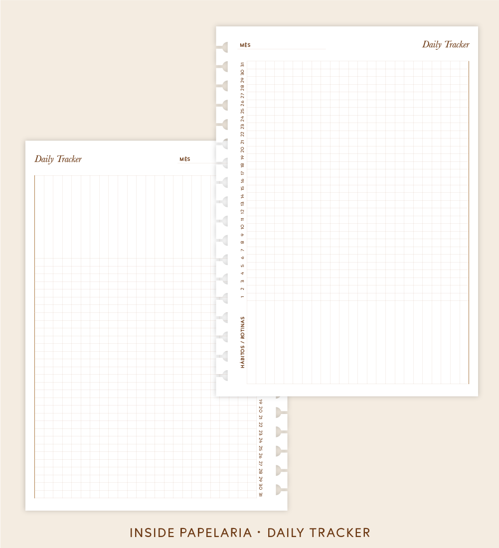 Insert Planner - Daily Tracker | 120g/m²
