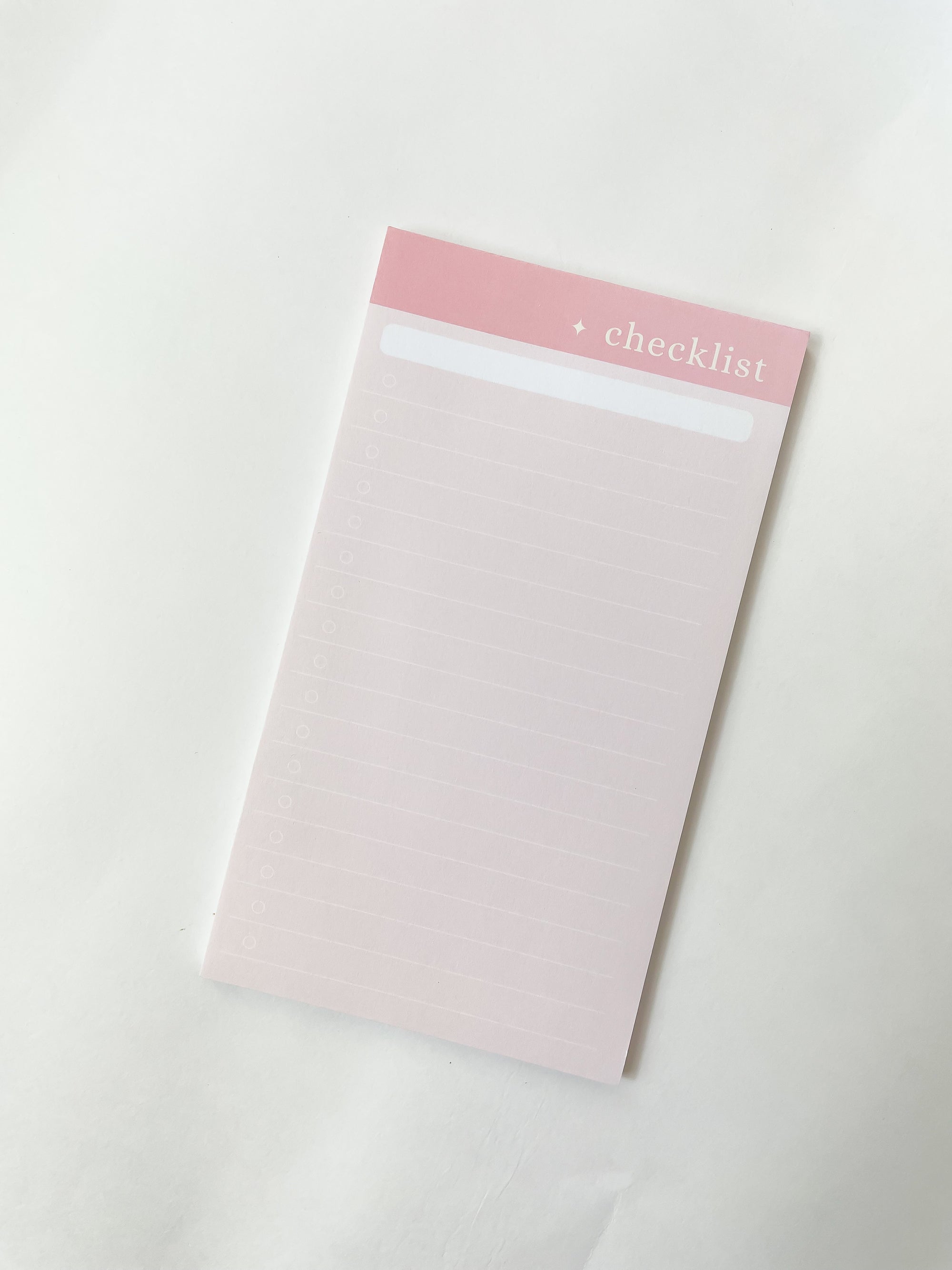 Bloco Checklist | 50 folhas 90g/m²