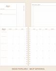 RE051 - Mês em 2 Páginas 2026 | Meses Separados - Formatos Grandes