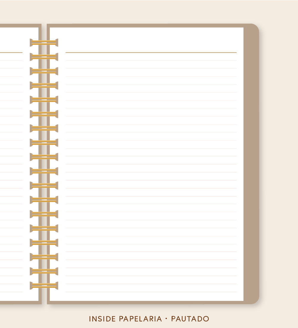 Insert Planner - Pautado | 120g/m²
