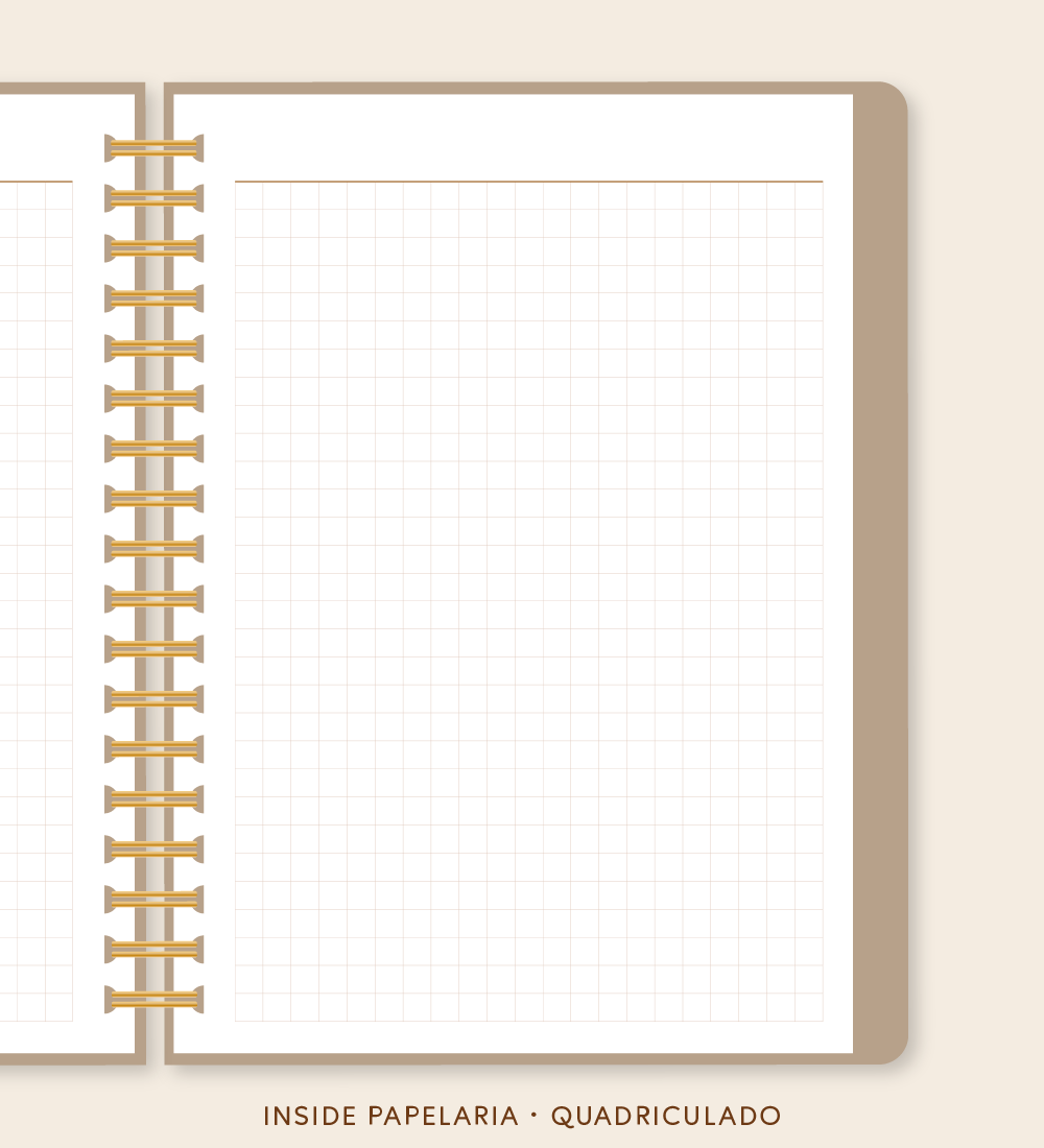 Insert Planner - Quadriculado | 120g/m²