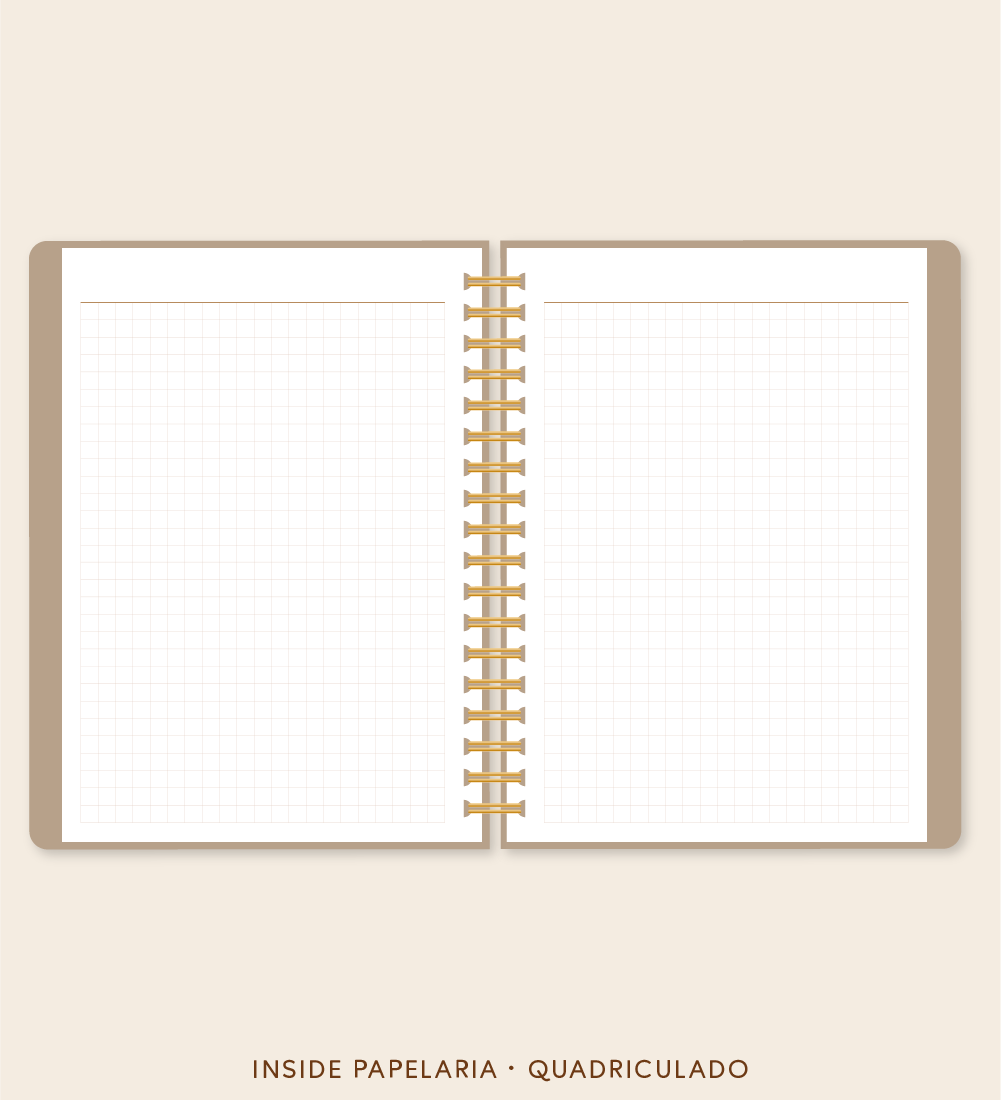 Insert Planner - Quadriculado | 120g/m²