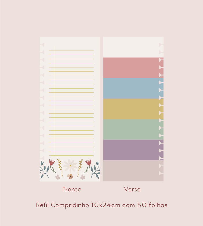 Refil Compridinho - The Rabbit 2.0 | 50 folhas 90g/m²