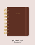 Capa + Espiral Mini Brownie | com Bolso e Divisórias