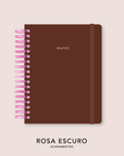 Capa + Espiral Mini Brownie | com Bolso e Divisórias