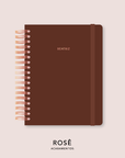 Capa + Espiral Mini Brownie | com Bolso e Divisórias