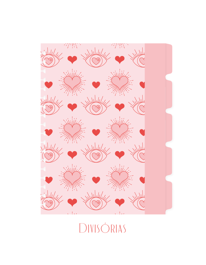 Divisórias Mini A5 - Self Love | 5 un. 120g/m²