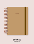 Capa + Espiral Mini Camel | com Bolso e Divisórias