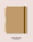 Capa + Espiral Mini Camel | com Bolso e Divisórias
