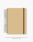 Caderno Reposicionável - Mono Camel - Inside Book