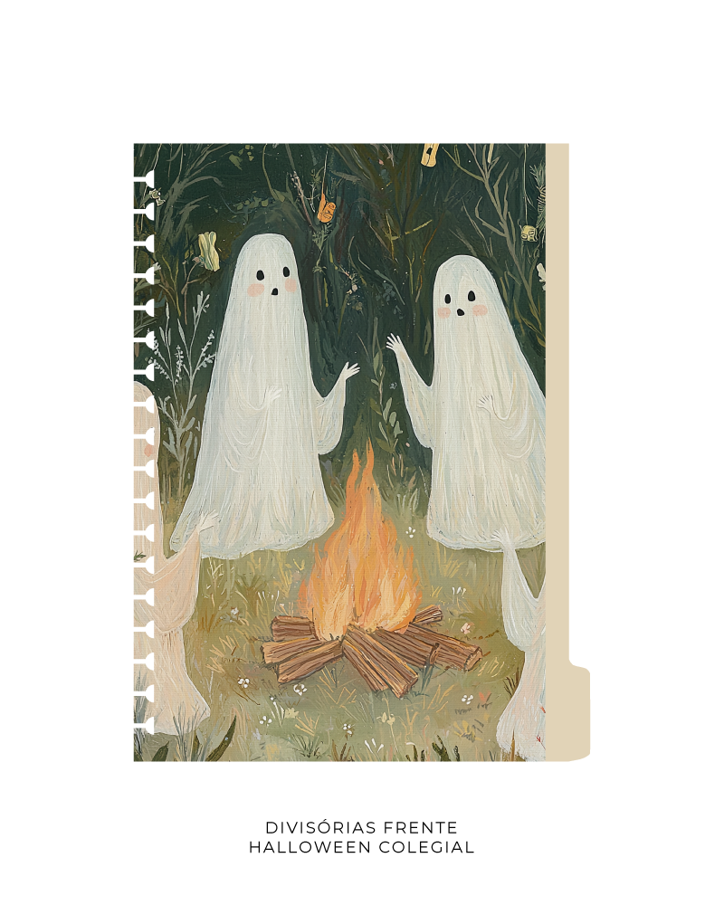 Divisórias Colegial - Halloween | 6 un. 180g/m²