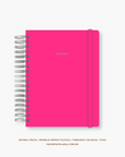 Caderno Reposicionável - Mono Fuchsia - Inside Book