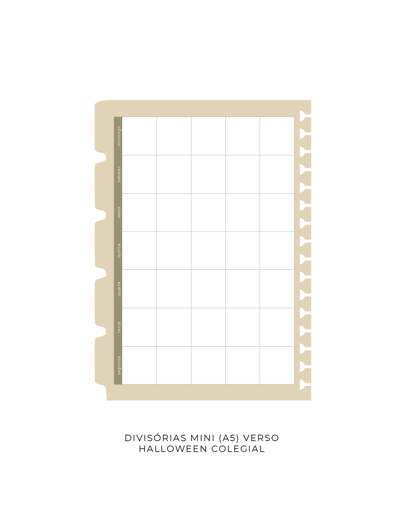 Divisórias Mini - Halloween | 5 un. 180g/m²