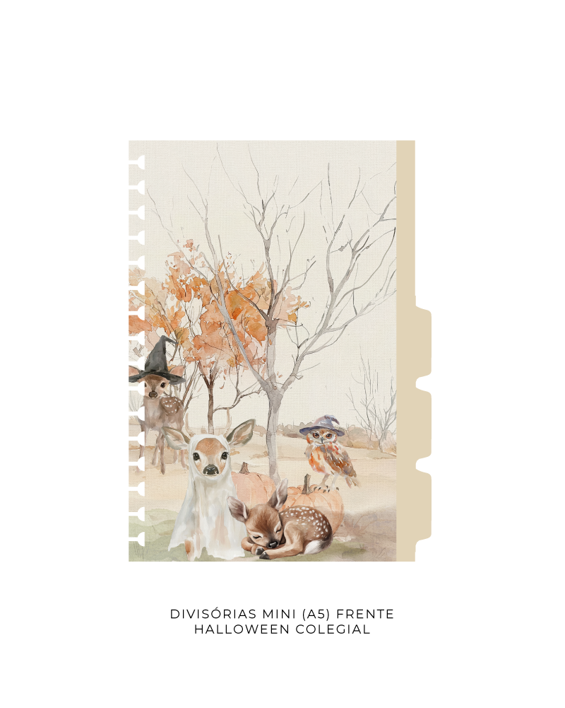 Divisórias Mini - Halloween | 5 un. 180g/m²