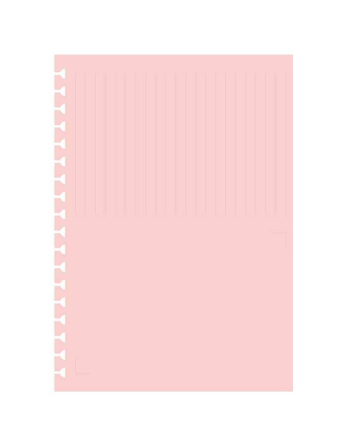 Refil Colegial - Álbum de Fotos Peachy Pink | 20 folhas 180g/m²