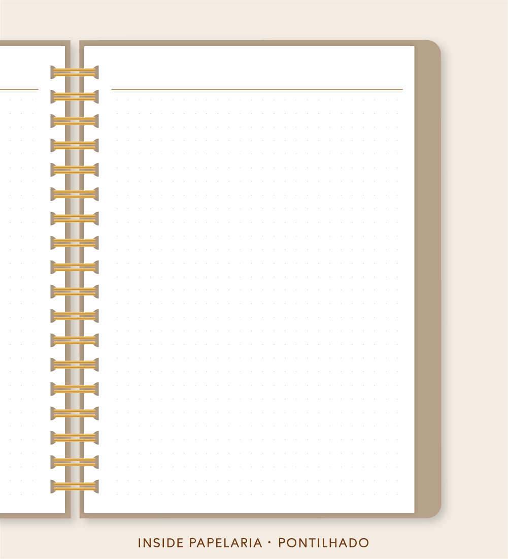 Insert Planner - Pontilhado | 120g/m²
