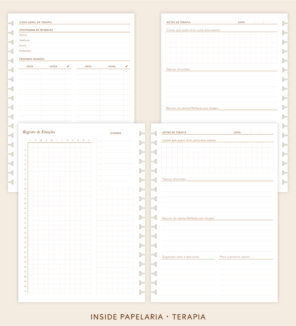Insert Planner - Terapia | 120g/m²