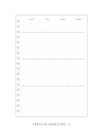 RE032 - Vertical Box Planej. Semanal Sem Data 1.0 - Formatos Grandes