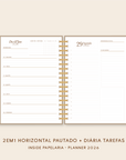 Insert Planner - Visões 2026 (somente semanas e/ou dias) - Meses Contínuos | 120g/m²