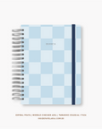 Caderno Reposicionável - Checker Azul - Inside Book