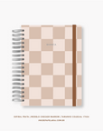 Caderno Reposicionável - Checker Marrom - Inside Book
