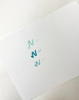 Kit 3 Brush Pens - Azul