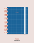 Inside Book Navy Quadriculado - Caderno Colegial