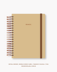 Caderno Reposicionável - Mono Camel - Inside Book